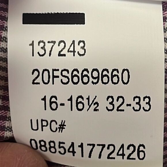 Van Heusen Long Sleeve Collared Button Down Slim Fit Flex3 Dress Shirt-16–16 1/2 - Picture 15 of 16